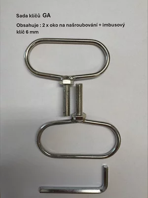 Sada klíčů k poklopům GA